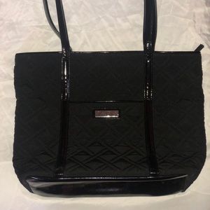 Vera bradley sm trim Vera nomadic black tote bag